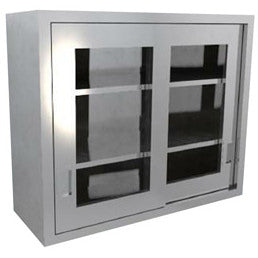 Wall Cabinet - Dual Sliding Glass Doors