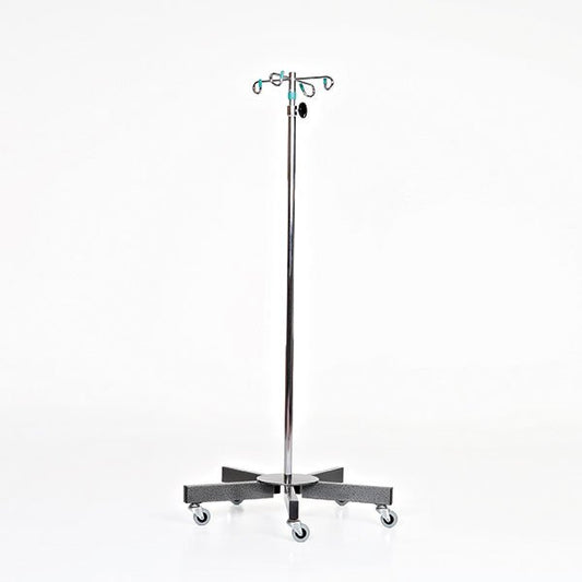 Station One Chrome 5-Leg IV Pole