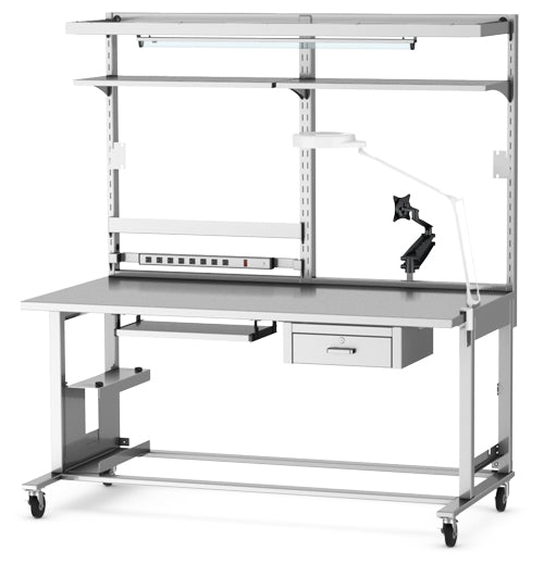 Stainless Steel Prep and Pack Workstation